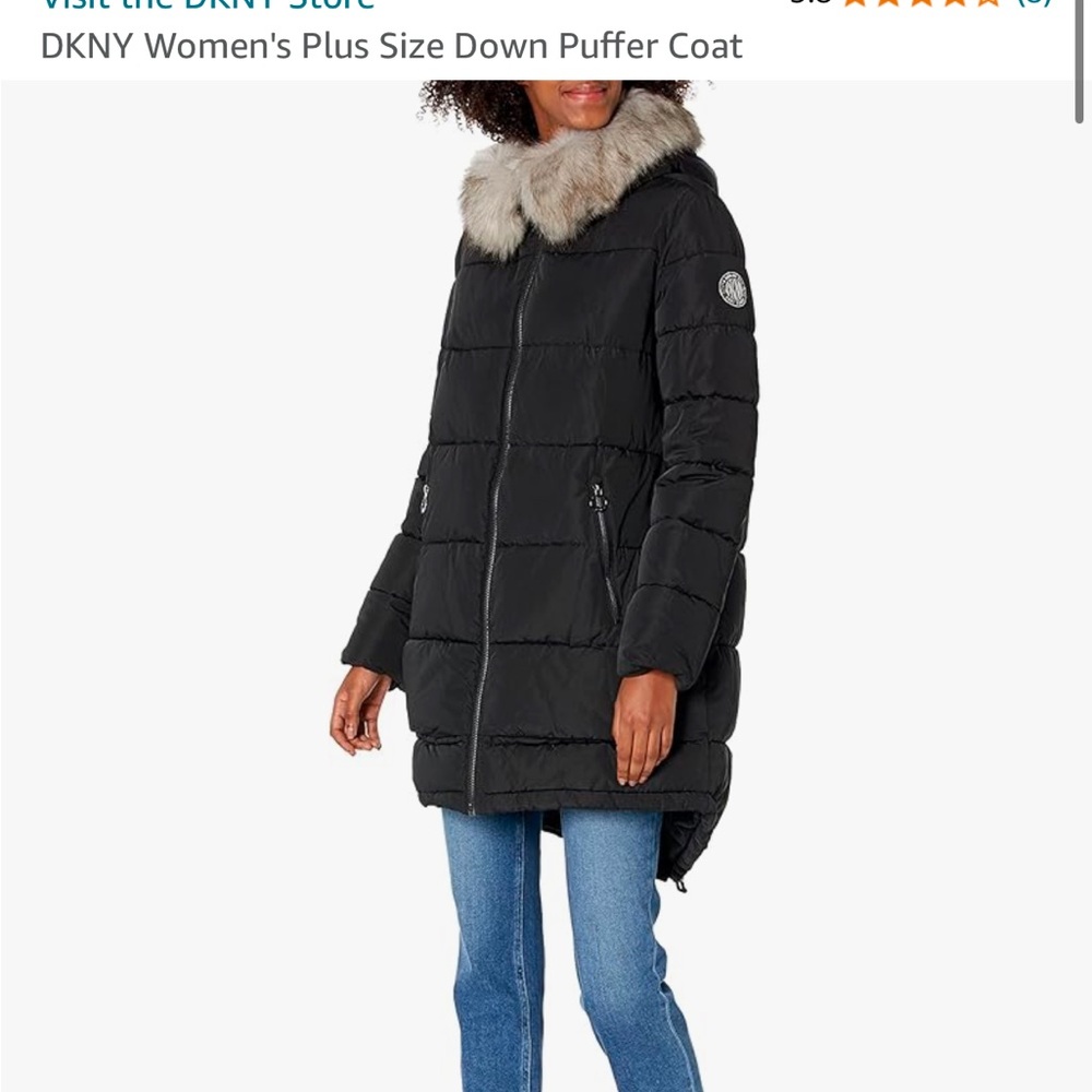 DKNY down puffer coat